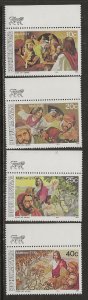 Bophuthatswana Scott catalog # 120-123 Mint NH