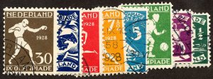 Netherland Stamps # B25-32 Used VF Scott Value $34.80