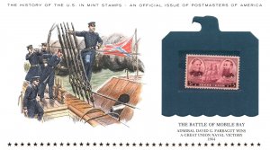 THE HISTORY OF THE U.S. IN MINT STAMPS THE BATTLE OF MOBILE WAY