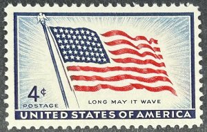 USA 1957, SC 1094, F-VF, Unused, MNH, Old Glory