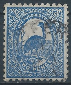 New South Wales 1888 - 2d Centenary of NSW, wmk NSW crown - SG254 used