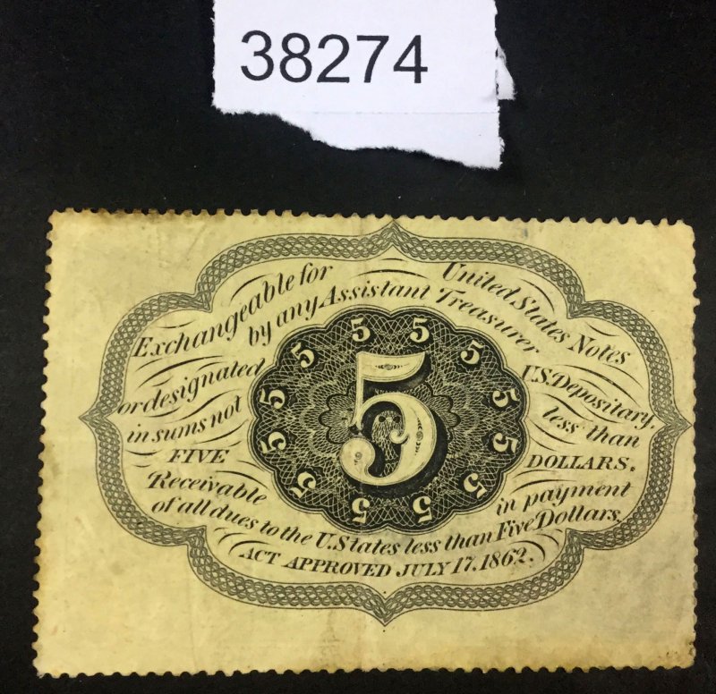 MOMEN: US STAMPS #PC9 POSTAGE CURRENCY LOT #38274