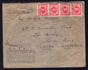 h152 - EGYPT 1941 Censored Cover to Australia