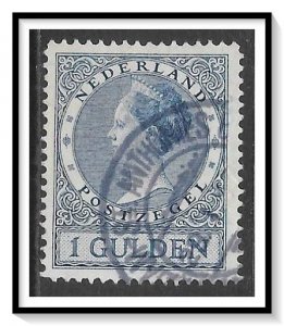 Netherlands #161 Queen Wilhelmina Used