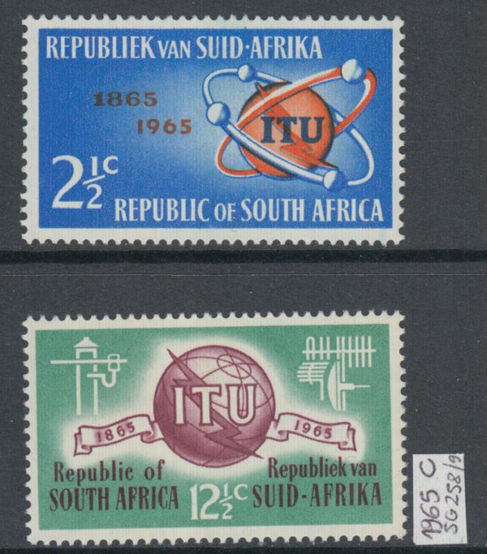 XG-AG363 SOUTH AFRICA IND - Itu, 1965 Centenary, SG258/9 MNH Set