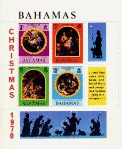 Bahamas 1970 Christmas, Miniature Sheet [Mint]