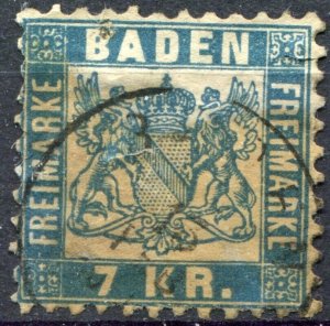 Germany   Baden   Sc.# 22   used