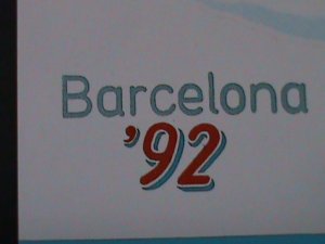 ​LAOS-SC#1062A  OLYMPIC GAMES-BARCELONA'92 CTO S/S VF LAST ONE FANCY CANCEL