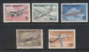 Turkey 1967 Airmail, Planes FU