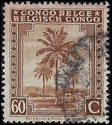 BELGIAN CONGO   #194 USED (5)