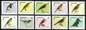 Zimbabwe Stamp 976-985  - Birds