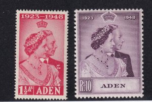 Aden Scott # 30 - 31 set VF mint lightly hinged OG cv $ 45 ! see pic !