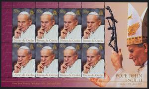 Tristan Da Cunha 783 Sheet MNH Pope John Paul II