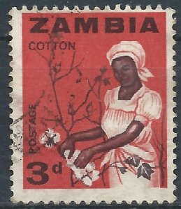 Zambia 1964 - 3d Independence Definitive - SG97 used