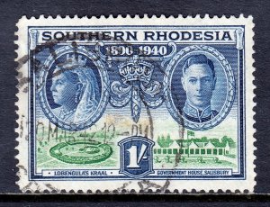 Southern Rhodesia - Scott #63 - Used - Toning spot - SCV $2.00