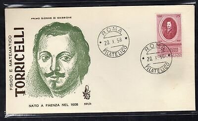 Italy FDC Venetia 1958 Torricelli not traveled