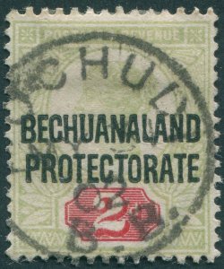 Bechuanaland 1897 2d grey-green & carmine SG62 used