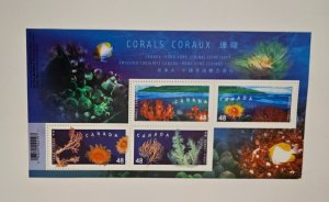 Canada Stamp #1951b  Corals  of S/S  2002