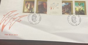 vtaeb.D)1989, PERU, FIRST DAY COVER, ISSUE, BICENTENARY OF THE FRENCH REVOLUTION