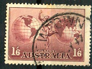 Australia; 1937: Sc. # C5: O/Used Single Stamp