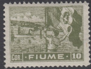 ITALY - Fiume n. 48C  cv 360$ Paper Type C - MH*