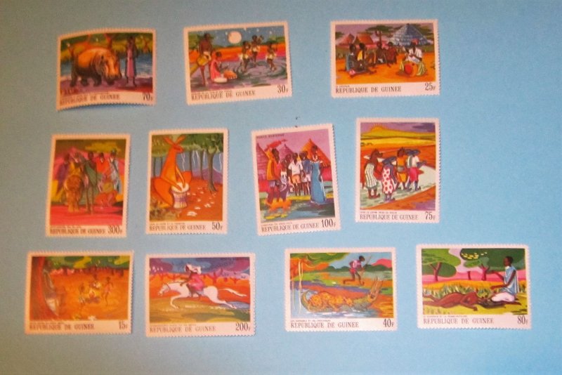 Guinea - 504-511, MNH Set. The Storyteller. SCV - $12.85