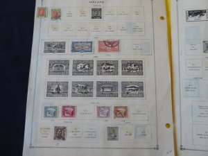Iceland 1902-1940 Stamp Collection on Album Pages