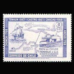 CHILE 1968 - Scott# 371 Five Towns Set of 1 NH