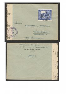 GERMANY BRITISH ZONE  TO AUSTRIA - CENSORSHIP COVER - 1947.