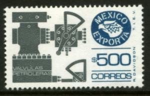 MEXICO Exporta 1496 $500P Oil Valves Fosfo Paper 10 MNH