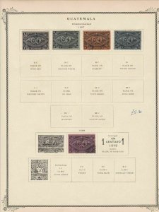 guatemala stamps page ref 17205 