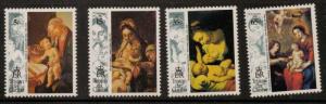 TRISTAN DA CUNHA SG549/52 1993 CHRISTMAS MNH