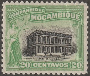 Mozambique Company, stamp, Scott#131,  mint, hinged,  20 Centavos,