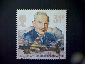 Great Britain, Scott #1160, used(o), 1986, Sir Arthur Harris, 31p