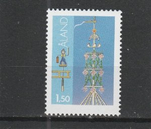 Aland  Scott#  9  MNH  (1985 Midsummer Pole)