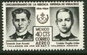 MEXICO C284, 50th Anniversary Defense of Veracruz. MINT, NH. F-VF.