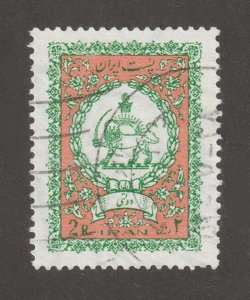 Persia, Middle East, stamp, scott#076, used, hinged, 2R, official