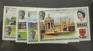 Stamps Dominica Scott #312-5 nh