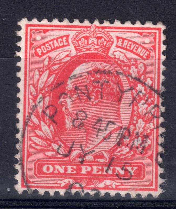 Town/Village cancel - E7, PONTYPRIDD (Wales). Single Circle cancel.