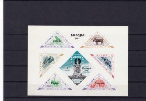 lundy mint never hinged stamps imperf sheet  ref r13916