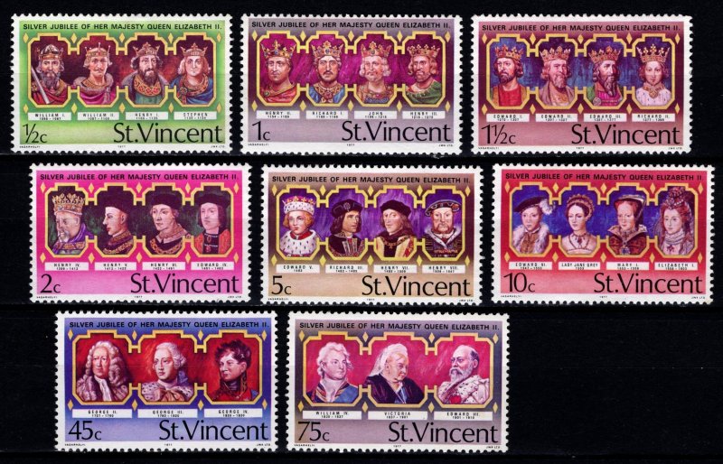 St Vincent 1977 Elizabeth II Silver Jubilee, Part Set [Unused]