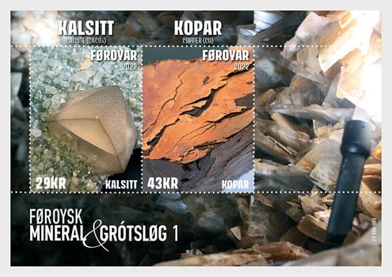 Faroes / Faeroër - Postfris/MNH - Sheet Minerals 2022