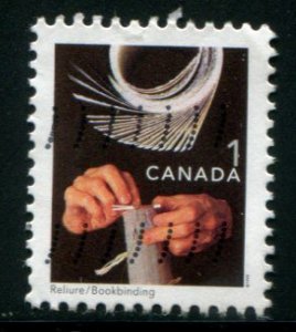 1673 Canada 1c Bookbinding, used