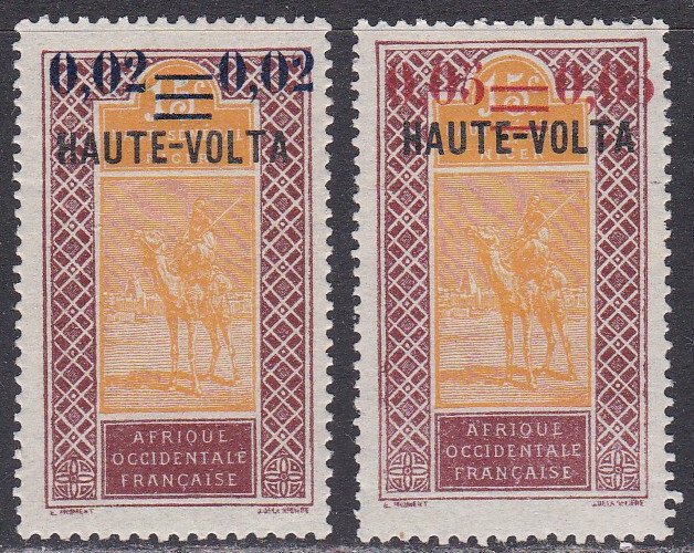 Upper Volta Sc #30-31 Mint Hinged