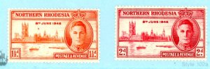 Northern Rhodesia 46-47 MH 1946