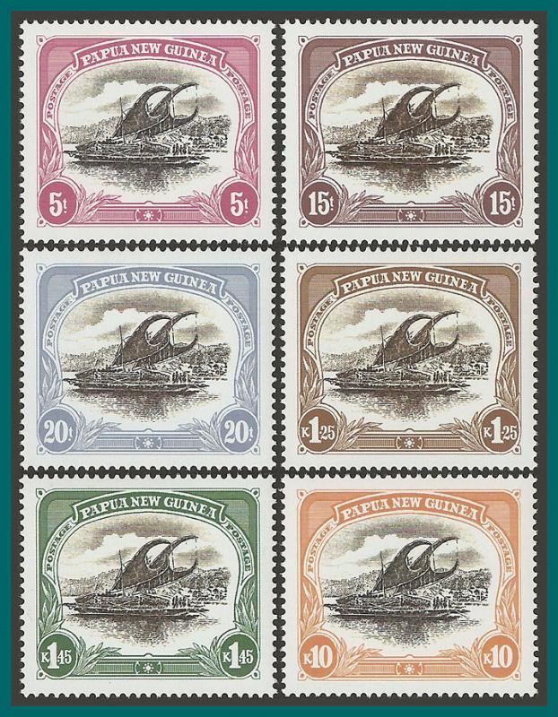Papua New Guinea 2002 Stamp Centenary, MNH #1024-1029,SG919-SG924