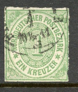 North German Confederation # 7, Used.