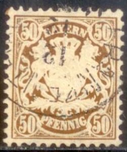 Bavaria 1881 SC# 53 Used CH4