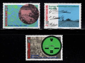 Netherlands Scott 717-719  MNH**  1987 set