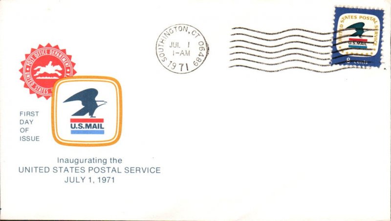 #1396 CT, Southington 7-1-71 USPS FDC